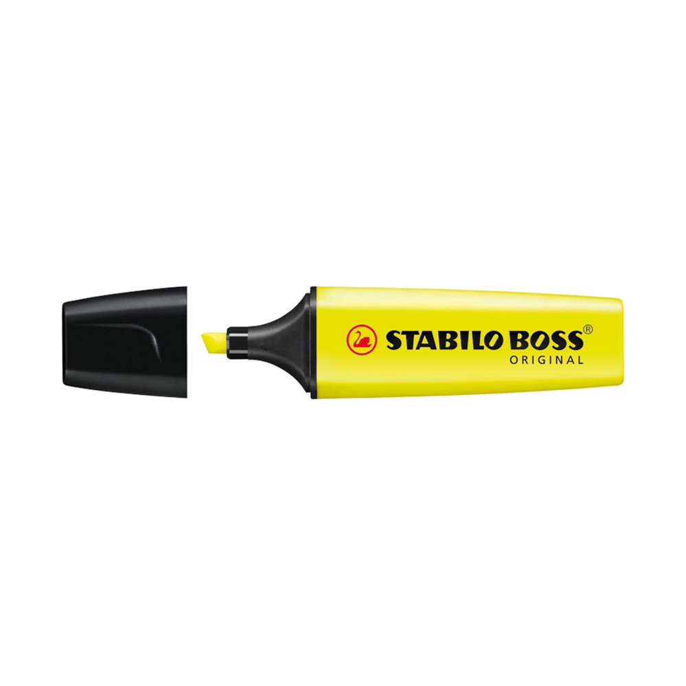 Stabilo Boss® Original Evidenziatore scalpello, Giallo fluo