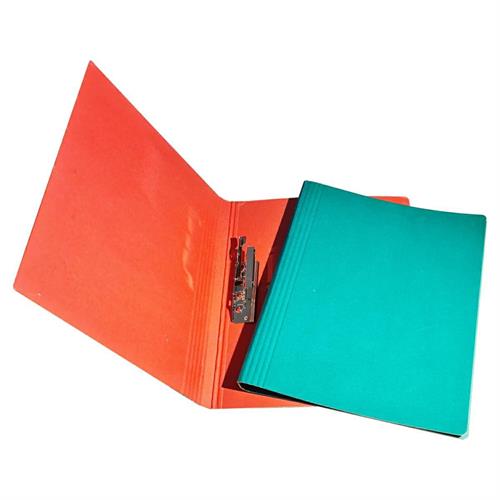 Arca cartella con molla fermacarte lilliput colore rosso