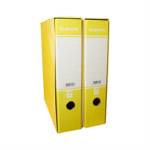Europe Registratore archivio, Protocollo, dorso 8 cm, giallo