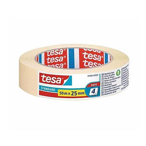 Tesa© nastro in carta per mascheratura, 25x50 mt, crema