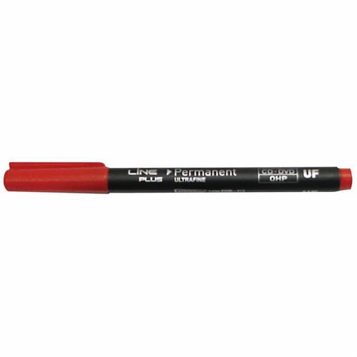 Lineplus marcatore ohp, permanente punta ultra fine, rosso