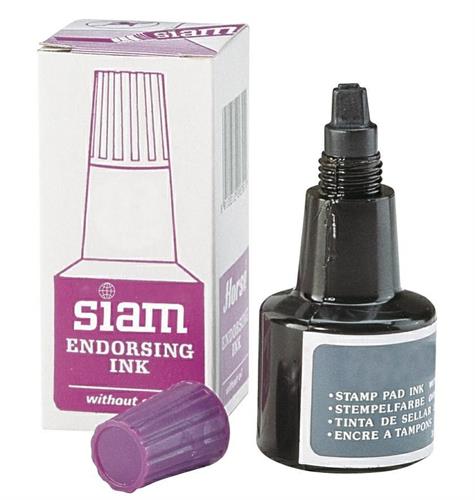Siam inchiostro per timbri senza olio 30 ml colore rosso