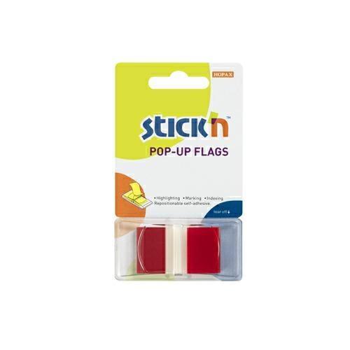 Siam index segnapagina medio 25x45 mm rosso, con dispenser