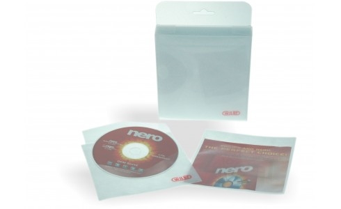 Wiler Buste per cd con patella, formato 13x14 cm, 50 pz