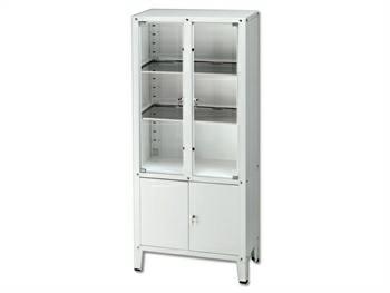 Vetrina a 4 ante, 3 ripiani, 75xa 4 ante, 3 ripiani, 75x37x164 cm vetro
