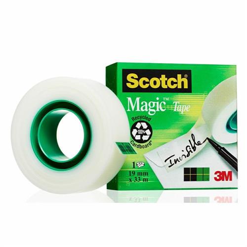 Scotch© magic? nastro adesivo invisibile, trasparente, 19 mm