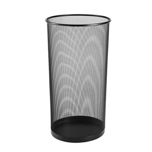 Portaombrelli in metallo nero diametro 25 cm