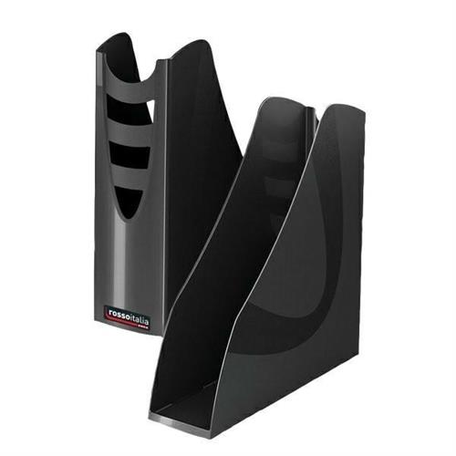 Arda Rosso Italia Collection Portariviste nero carbonio