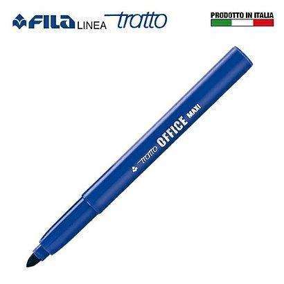 Tratto Office Pennarello punta grossa maxi, blu