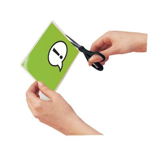 Pouches per plastificare 54x86 mm 100 micron, 100 pezzi