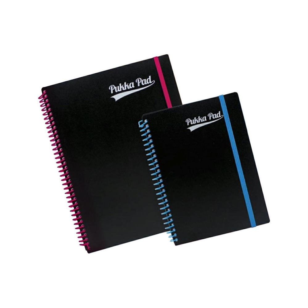 Pukka pad quaderno a spirale con elatico A4 100 fogli