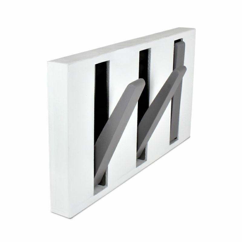 Sky Appendiabiti a muro in legno con ganci, 3 ganci