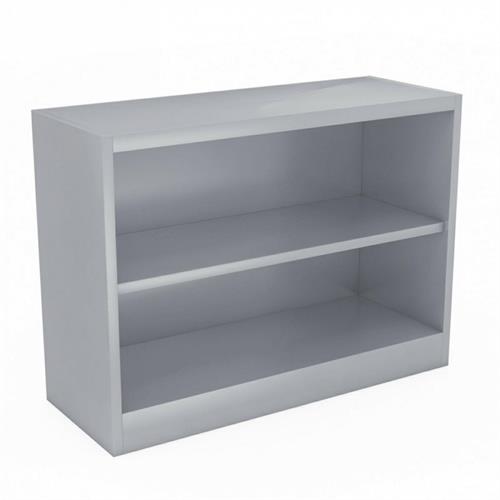 Armadio metallico a giorno 1 ripiani, grigio, 120x45x75h cm
