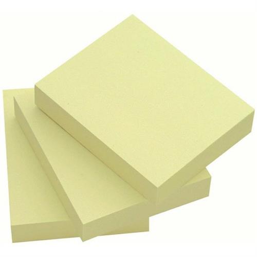 Foglietti adesivi, blocchi 38x51 mm, giallo, 100 fogli