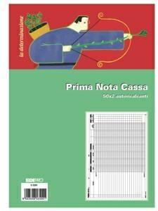 Edipro blocco prima nota cassa banca A4, copie 50x2