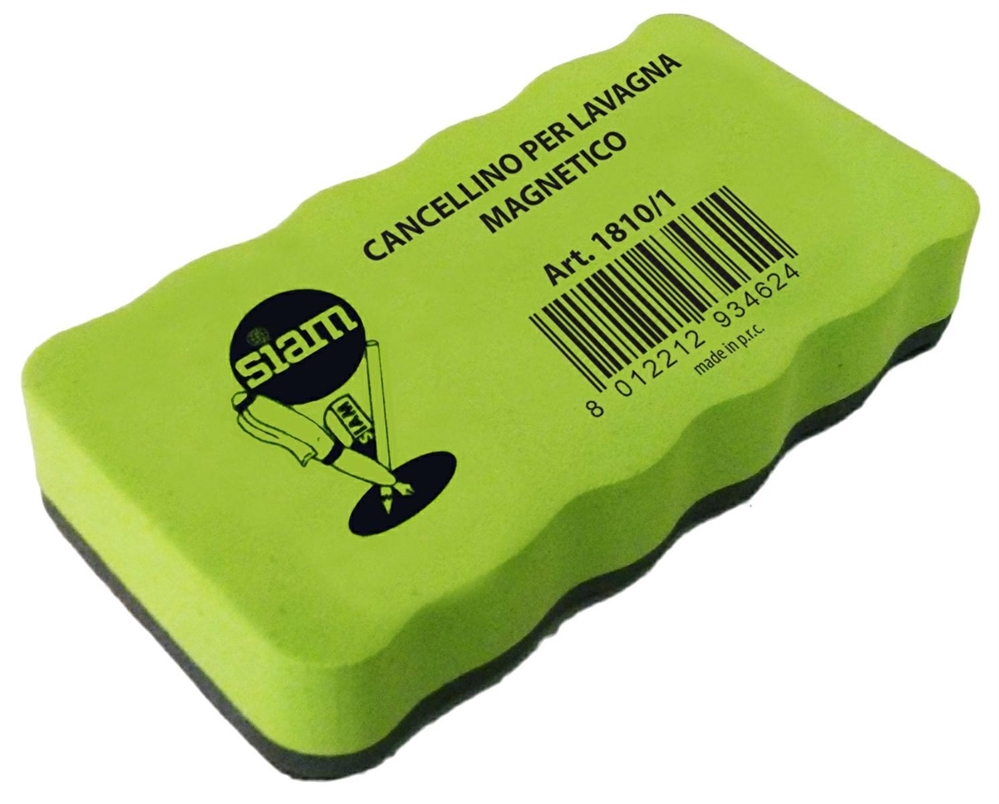 Siam cancellino per lavagna magnetico colori assortiti