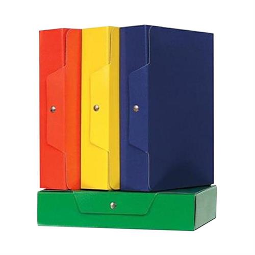 Arca Cartella progetti con bottone, rosso, dorso 8 cm