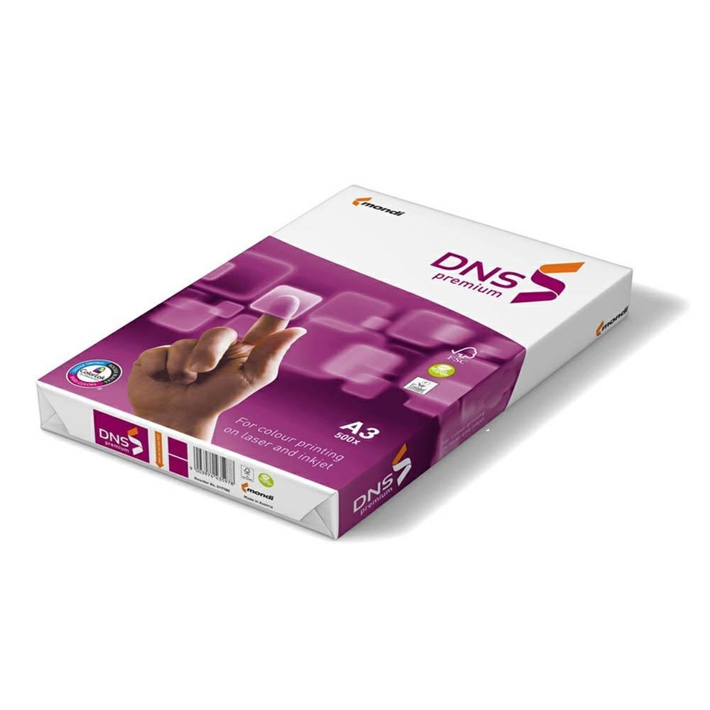 Mondi DNS Premium Carta A3 per fotocopie 160 gr, 250 fogli