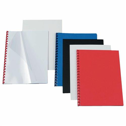 Copertine pvc trasparenti per rilegare A4, 125 micron (100)