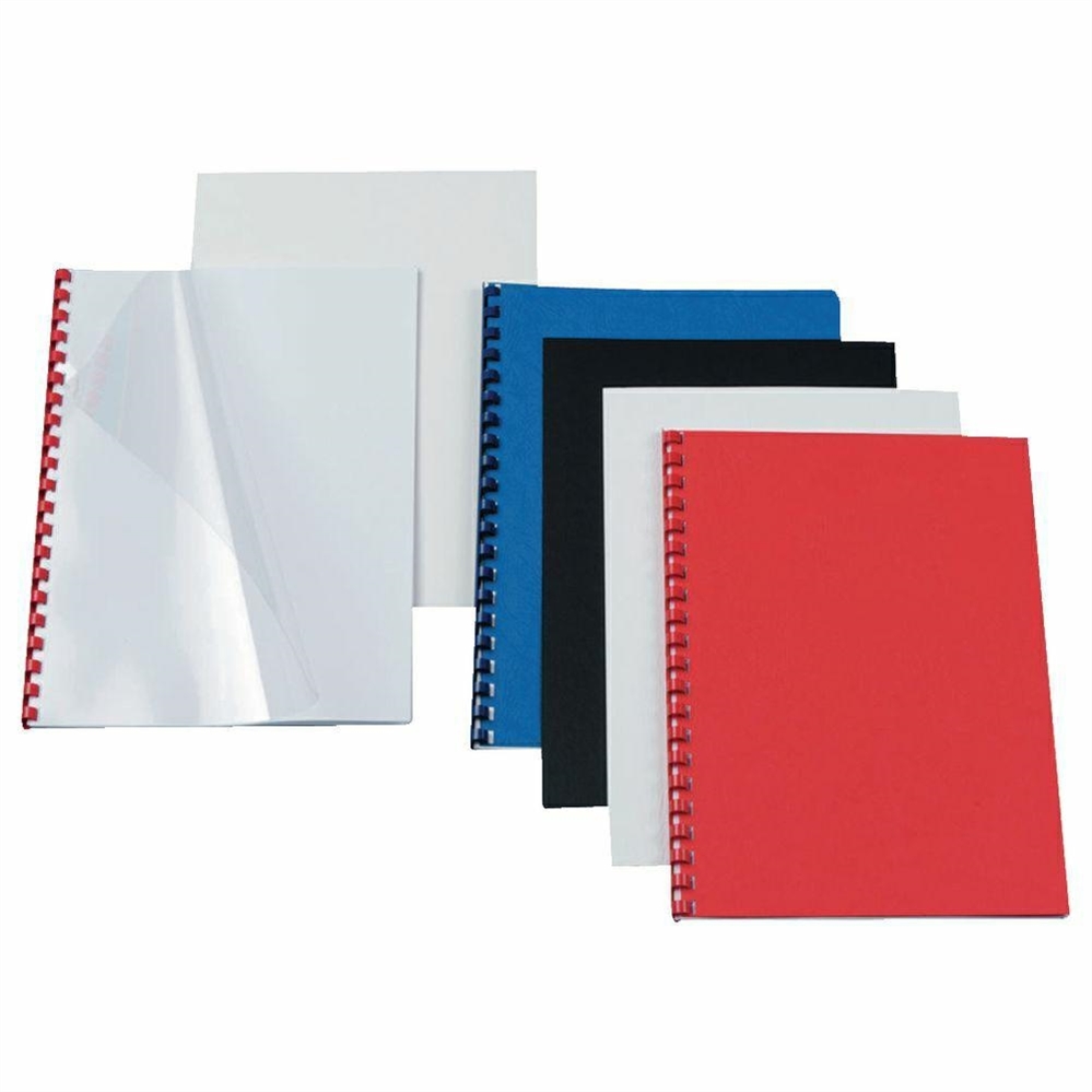 Copertine pvc trasparenti per rilegare A4, 125 micron (100)