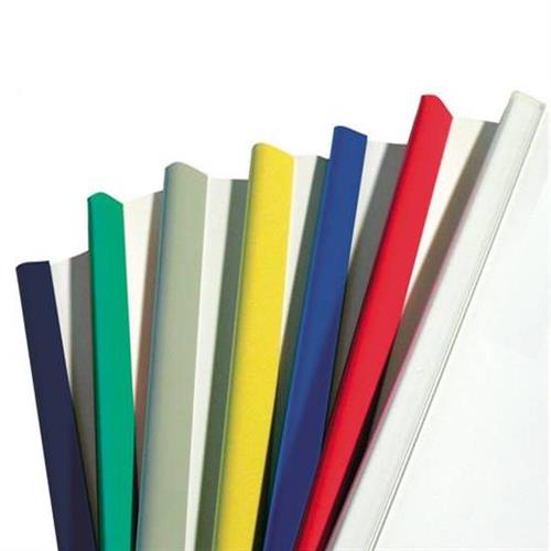 Fellowes dorsi rigidi rilegafogli rotondo 8 mm giallo, 50 pz