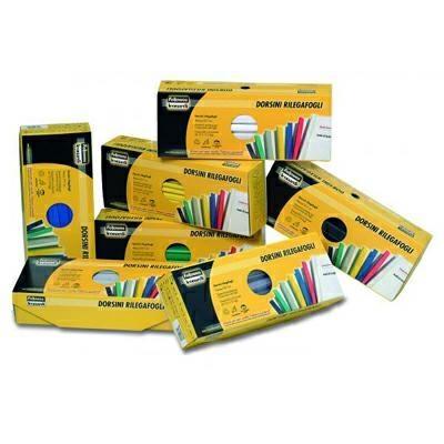 Fellowes dorsi rigidi rilegafogli rotondo 8 mm nero, 50 pz