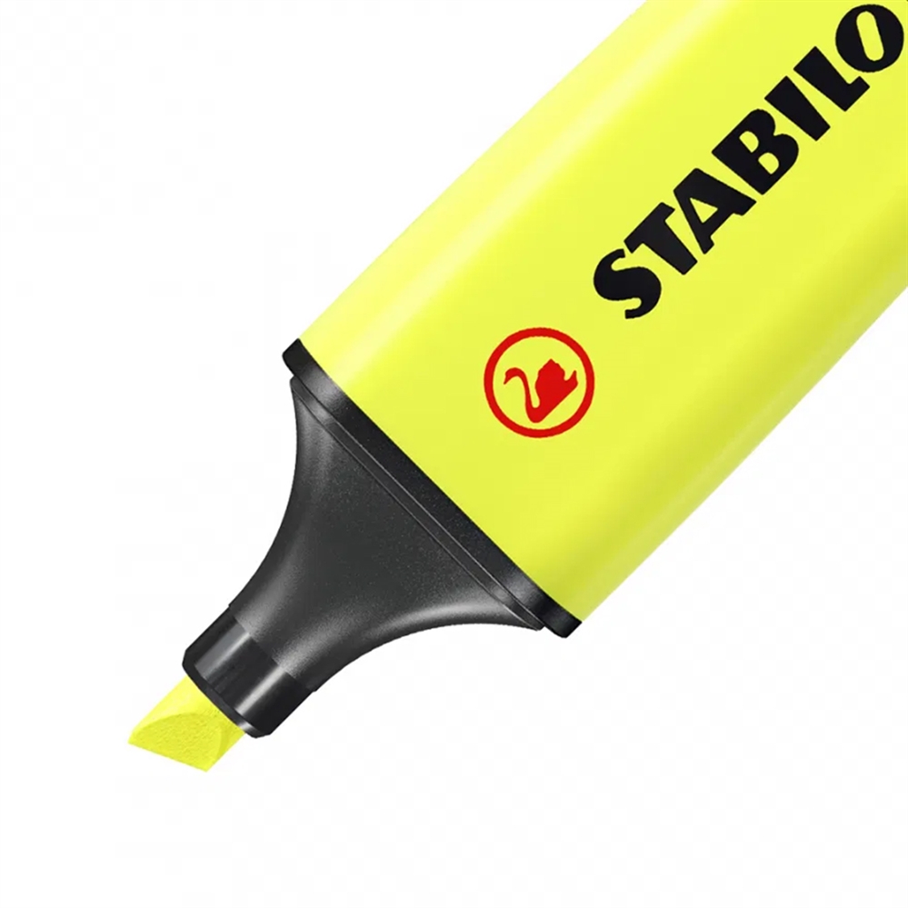 Stabilo Boss Original Evidenziatore punta scalpello, Giallo fluo