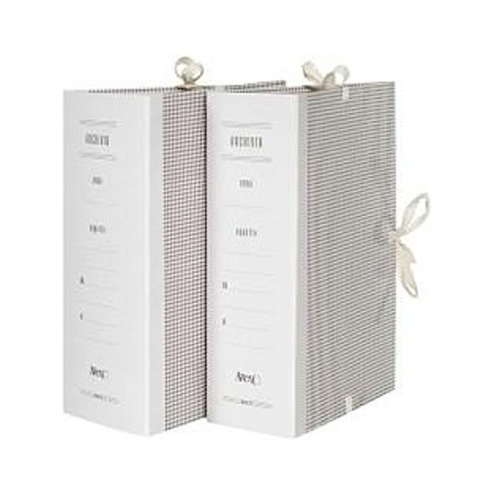 Faldone con lacci dorso 8 cm, 35x25x8 cm