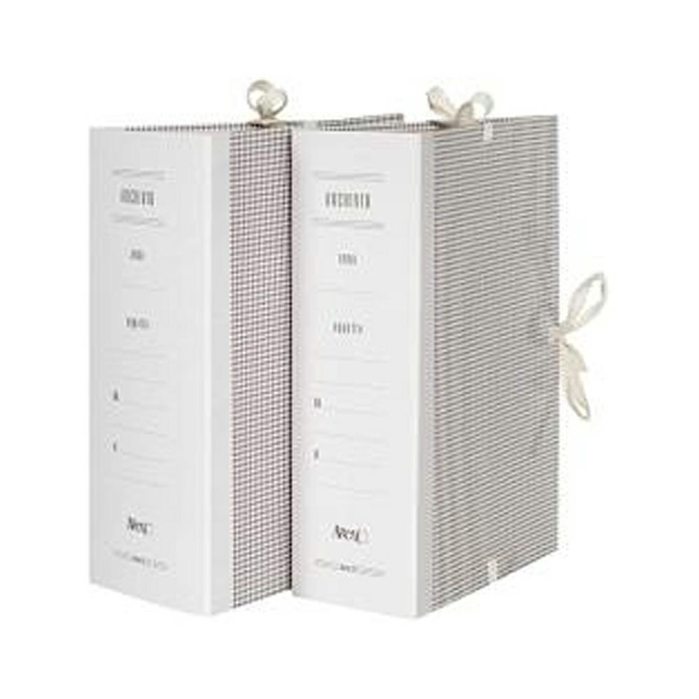 Arca Faldone con lacci dorso 12 cm, 35x25x12 cm