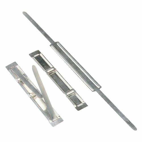 Op fasteners in metallo, 8 cm, 50 pezzi