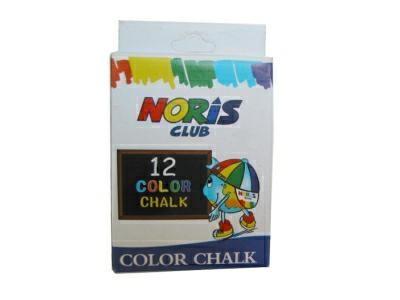 Noris club gessi tondi colorati, confezione 12 pezzi