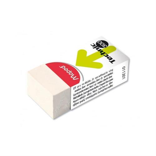Maped Technic 300 Gomma bianca per matita in plastica