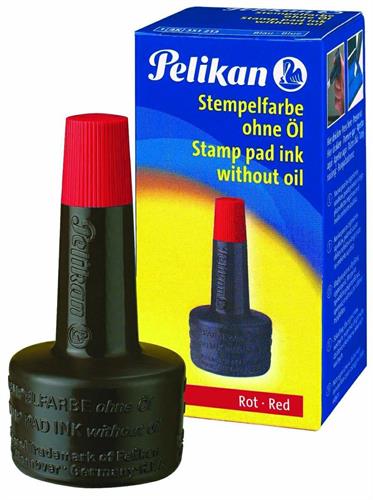 Pelikan inchiostro per timbri colore rosso 28 ml