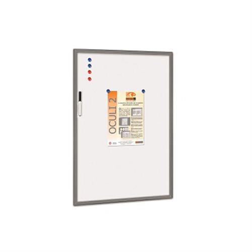 Lavagna magnetica 45x60 cm, cornice in alluminio