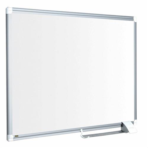 Lavagna bianca magnetica cornice alluminio 90x120 cm
