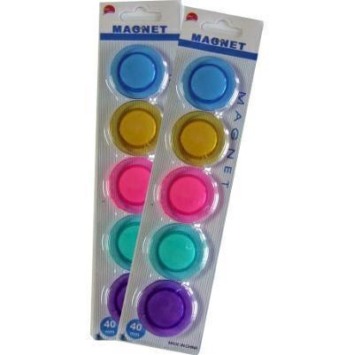Magnete per lavagna , 40 mm, trasparente (5 pezzi)