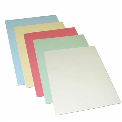 Cartella manilla semplice senza stampa 200 grammi 5 colori, 100 pezzi