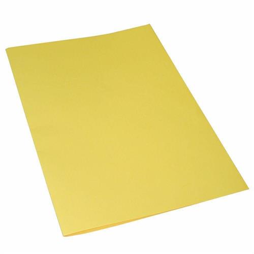 Cartella manilla semplice senza stampa 200 grammi giallo, 100 pezzi