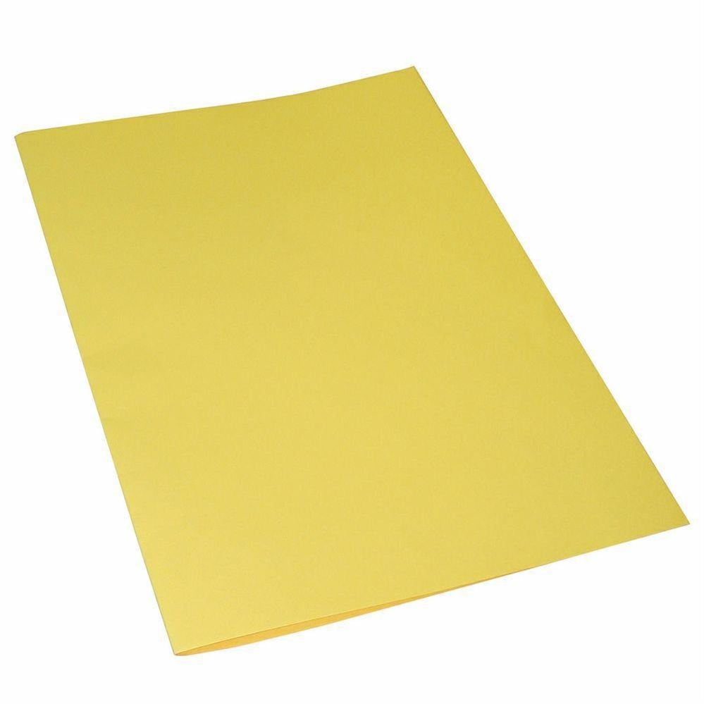 Cartella manilla semplice senza stampa 200 grammi giallo, 100 pezzi