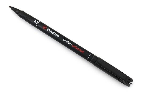 Stabilo Pennarello OHP permanente punta media colore nero