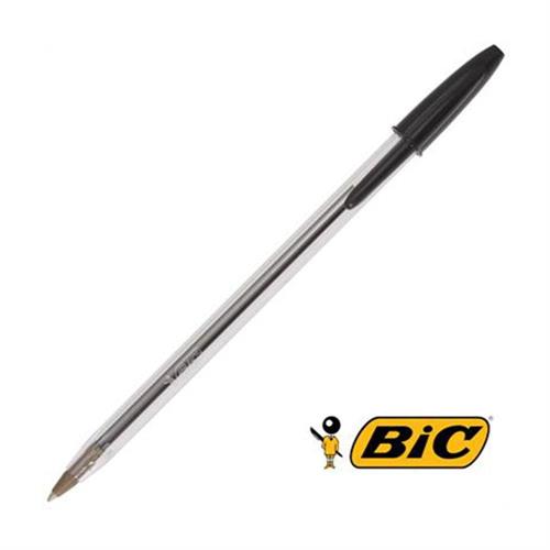 Bic Cristal Original Penna a sfera punta media 1mm, nero
