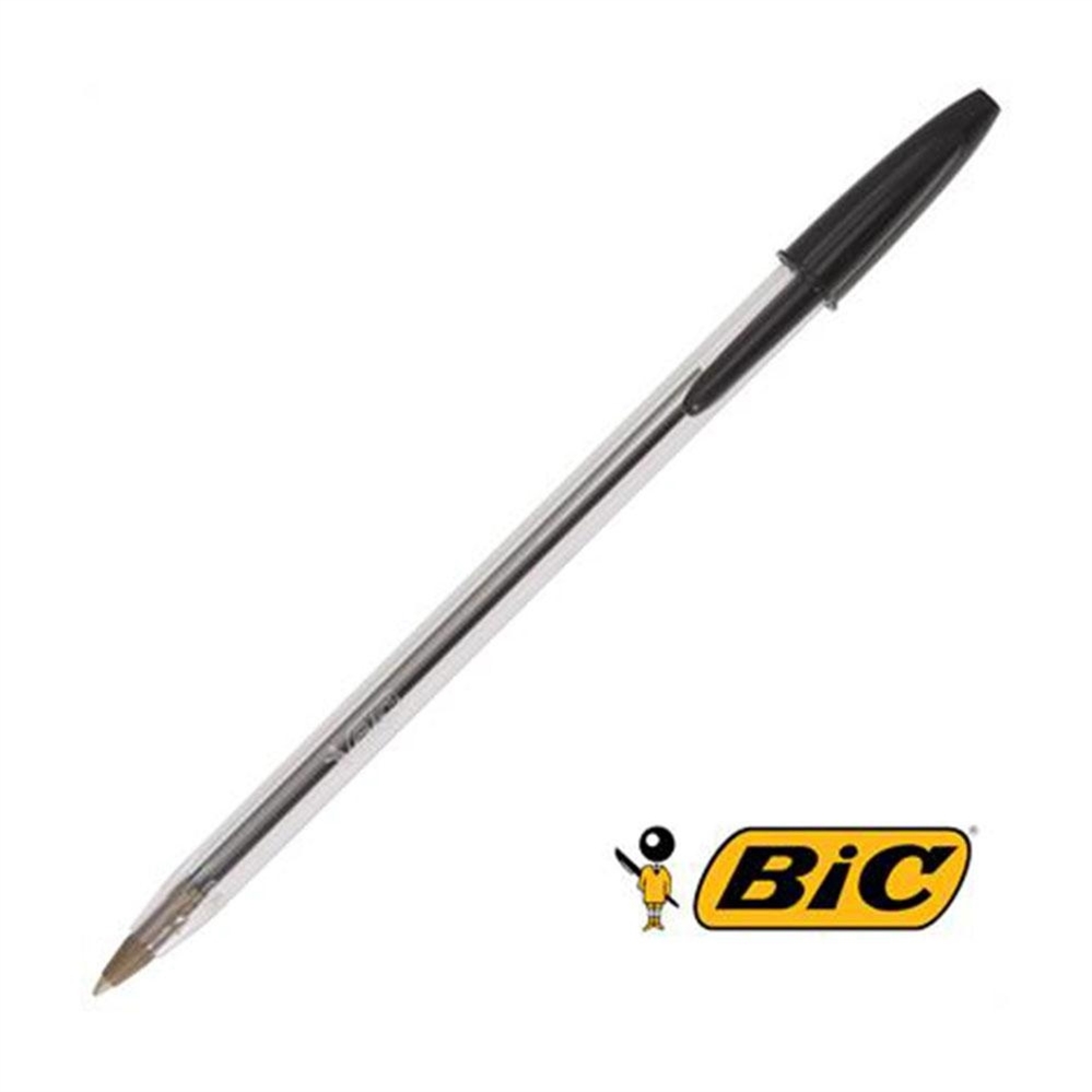 Bic Cristal Original Penna a sfera punta media 1mm, nero
