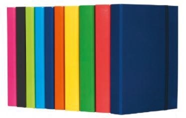 Cartella progetti con elastico, 25x35 cm, dorso 8 cm, nero