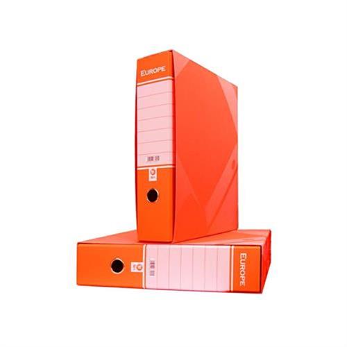 Europe registratore archivio, protocollo, dorso 8 cm, rosso