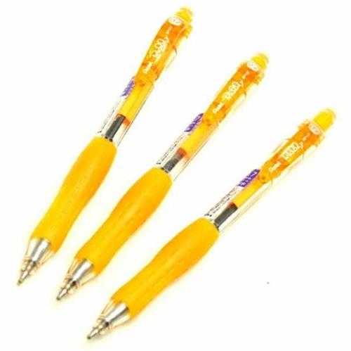Pentel rolly portamine con grip, mina hb da 0,5 mm, arancio