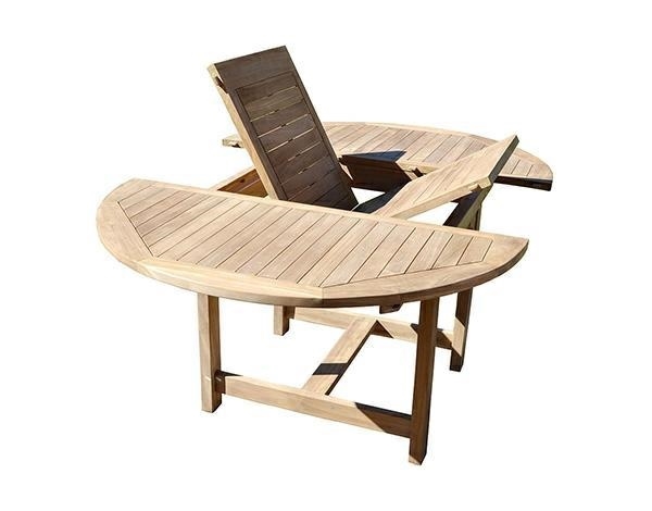 Tavolo tondo allungabile 120 / 170x120 cm capraia