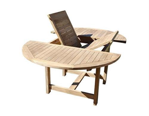 Tavolo tondo allungabile 120 / 170x120 cm capraia