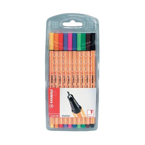 Stabilo Point88 Fineliner Penna punta fine, colori assortiti