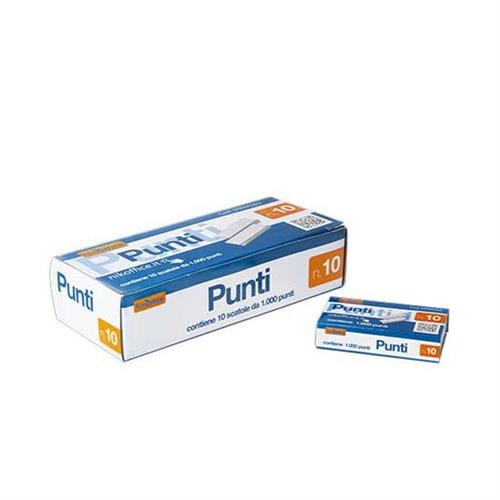Nikoffice Punti per cucitrice in metallo, 24/6, 1000 punti