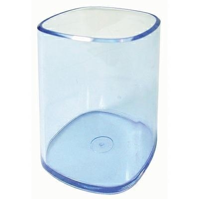 Arda classic - bicchiere portapenne trasparente azzurro